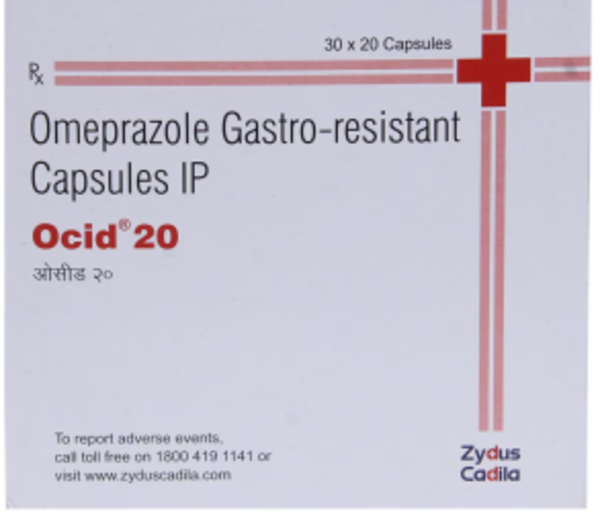 Ocid 20 Capsules (Ocid 20) - Zydus Cadila