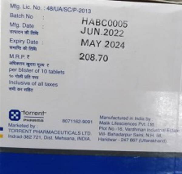 Topcef - O 200 (Topcef - O 200) - Torrent Pharmaceuticals Ltd