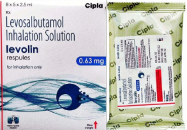Levolin 0.63mg Respules (Levolin 0.63 mg) - Cipla