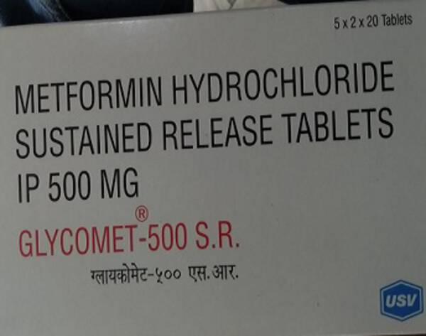 Glycomet 500 SR Tablets (GLYCOMET-500 S.R.) - USV Ltd