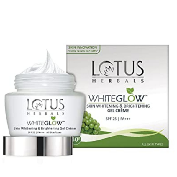 Skin Whitening & Brightening Gel Cream - Lotus