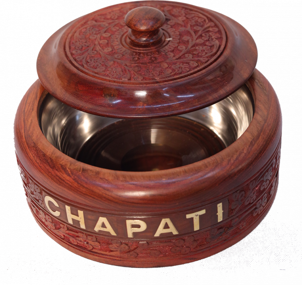 Wooden Chapati Box - Generic