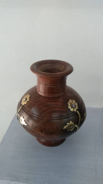 Wooden Flower Pot - Generic
