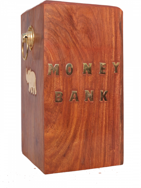 Wooden Money Bank - Generic