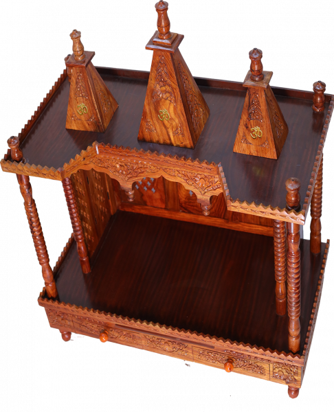 Wooden Mandir/Temple - Generic