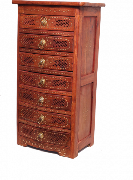 Wood Chest of Drawers - Generic
