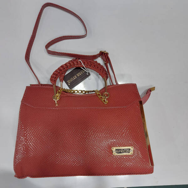 Women Handbag - Silver Stone Purses