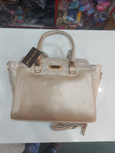 Women Handbag - Silver Stone Purses