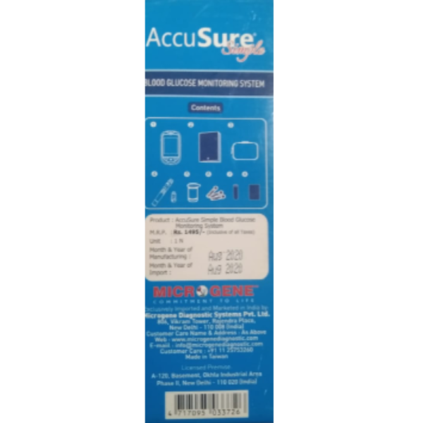 Blood Glucose Monitoring - AccuSure