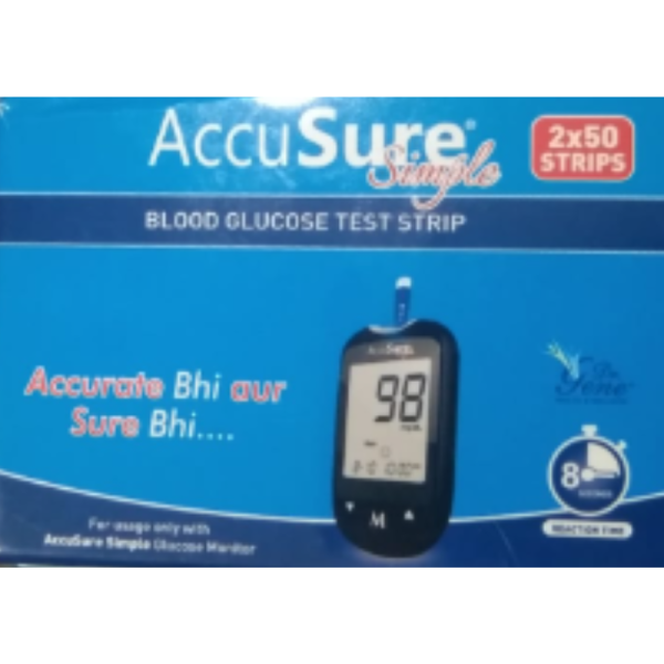 Blood Glucose Test Strips - AccuSure