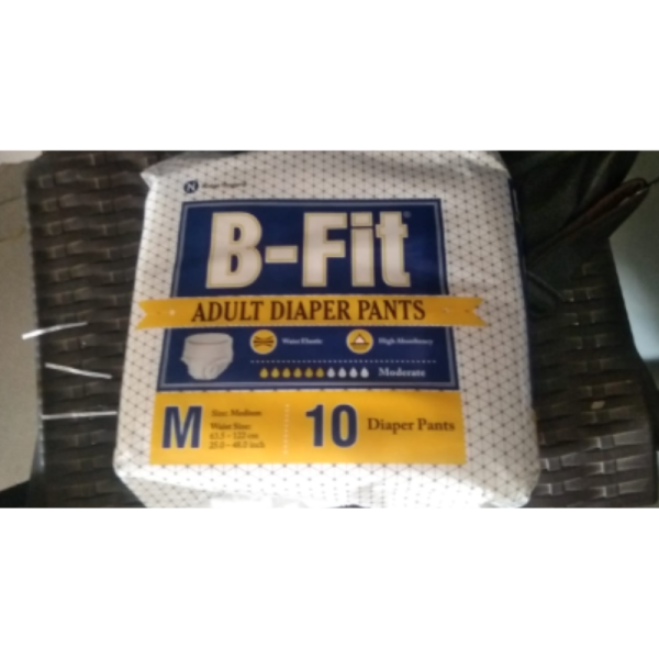 B-FIT Adult Diaper Pant - Medium (10 Pieces) - ( Pack of 4 ) Adult Diapers  - M - Buy 40 B-FIT Adult Diapers | Flipkart.com