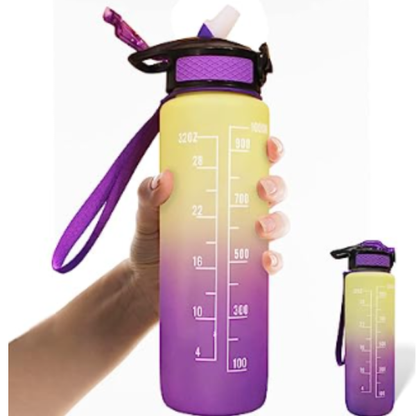 Water Bottle with LED Temperature Display - Generic