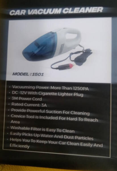 Car Vacuum Cleaner - RD Overseas