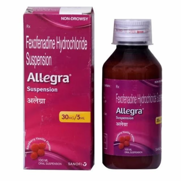 Allegra Suspension Raspberry & Vanilla - Sanofi India Ltd