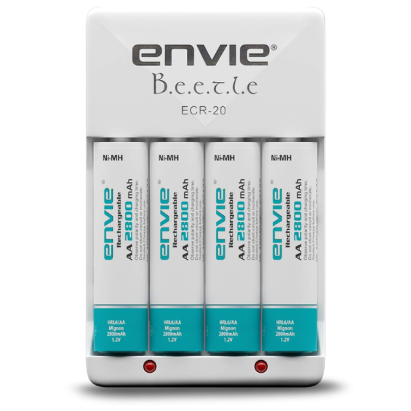 Charger for AA & AAA Rechargeable Batteries - Envie