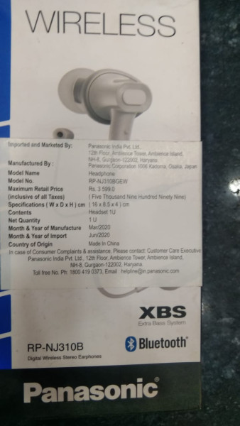 Bluetooth Earphone - Panasonic