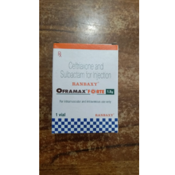 Oframax Forte 1.5g Injection - RANBAXY