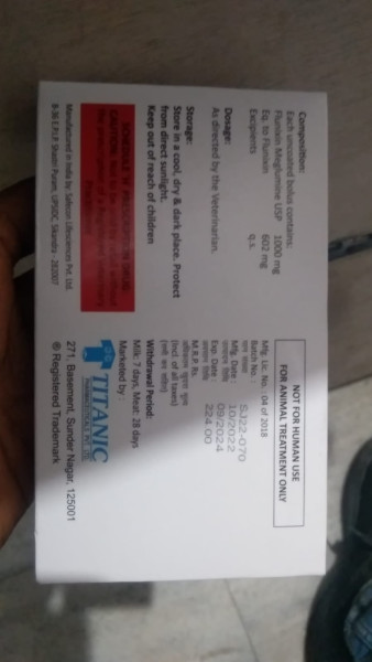 Topvet-FM - Titanic Pharmaceutical Pvt Ltd