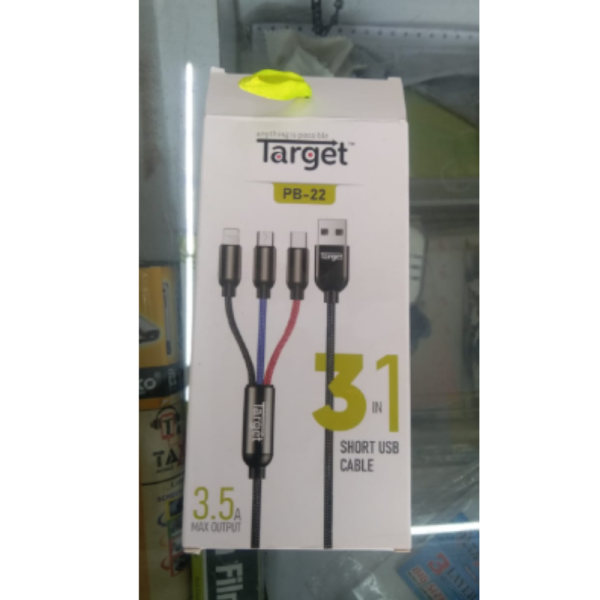 3 in 1 USB Cable - Target Accessories