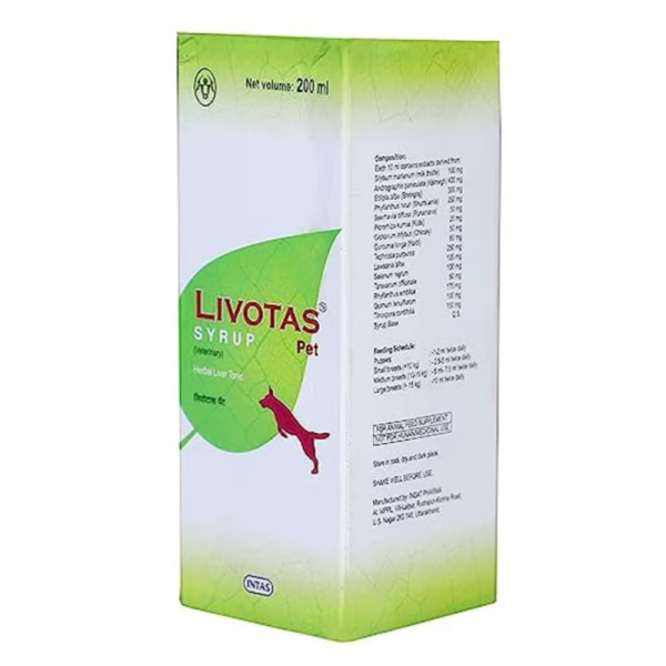 Livotas Pet Syrup - Intas Pharmaceuticals Ltd