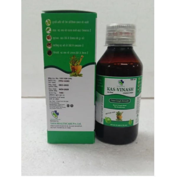 Kas - Vinash Cough Syrup - Vava Healthcare Pvt Ltd.