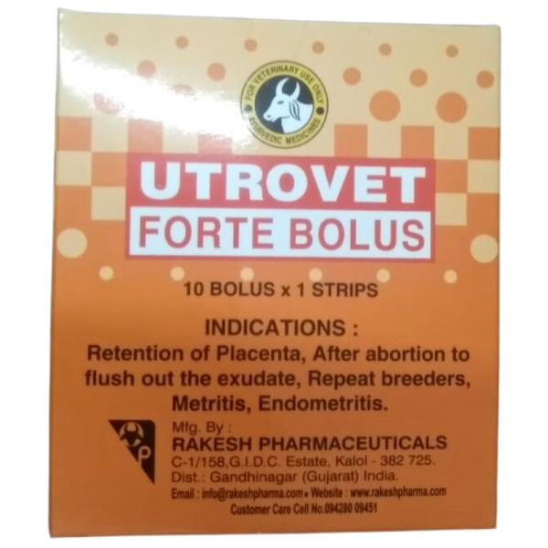 Utrovet Forte Bolus - Rakesh Pharmaceuticals