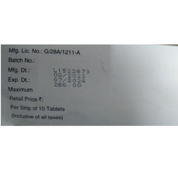 Ceftas - 400 Tablets - Intas Pharmaceuticals Ltd