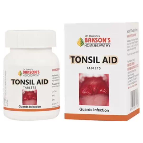 Tonsil Aid Tablets - Bakson Homeopathy