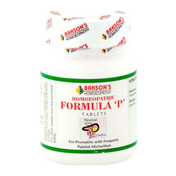 Formula P Tablets - Bakson Homeopathy