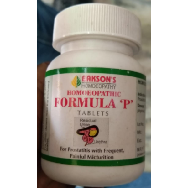 Formula P Tablets - Bakson Homeopathy