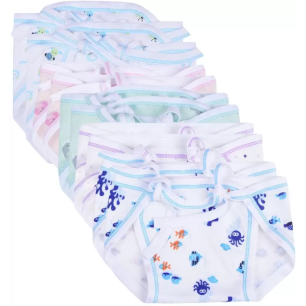 Washable Reusable Hosiery Cotton Diapers - Generic