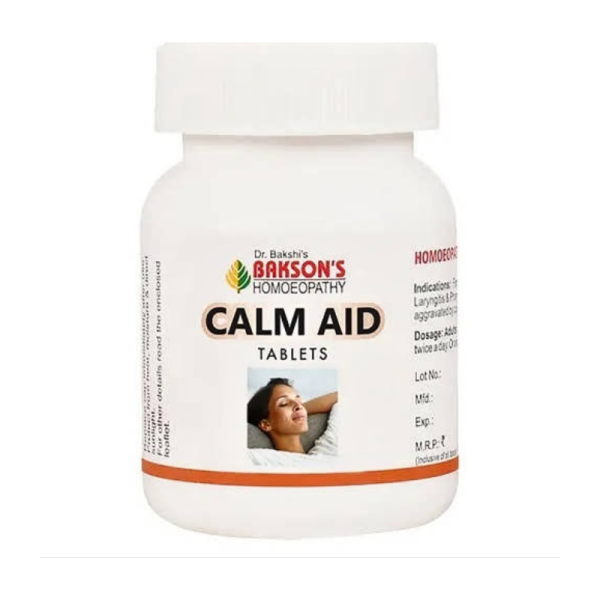 Calm Aid Tablets - Bakson Homeopathy