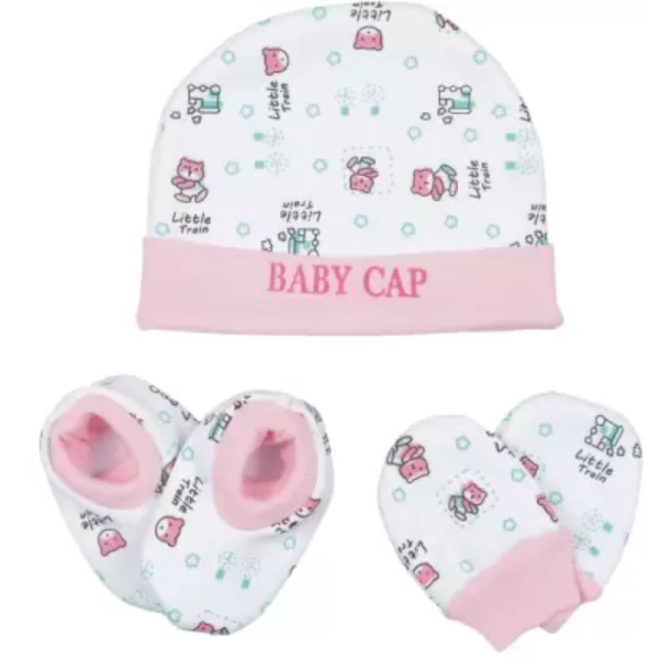 Cotton Booty, Mitten and Cap Combo - Generic