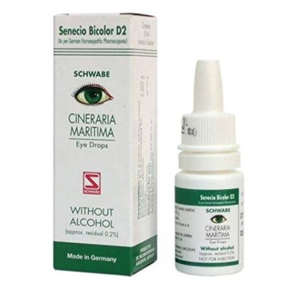 Cineraria Maritima D2 Eye Drops - Dr Willmar Schwabe