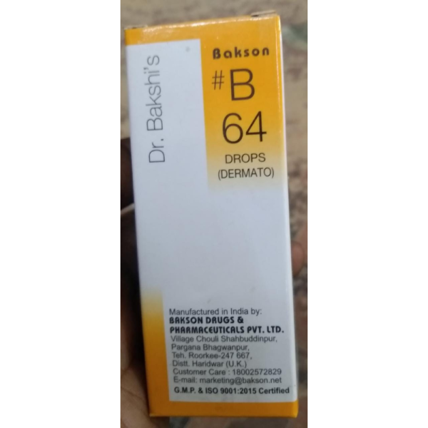 B64 Dermato Drops - Bakson's