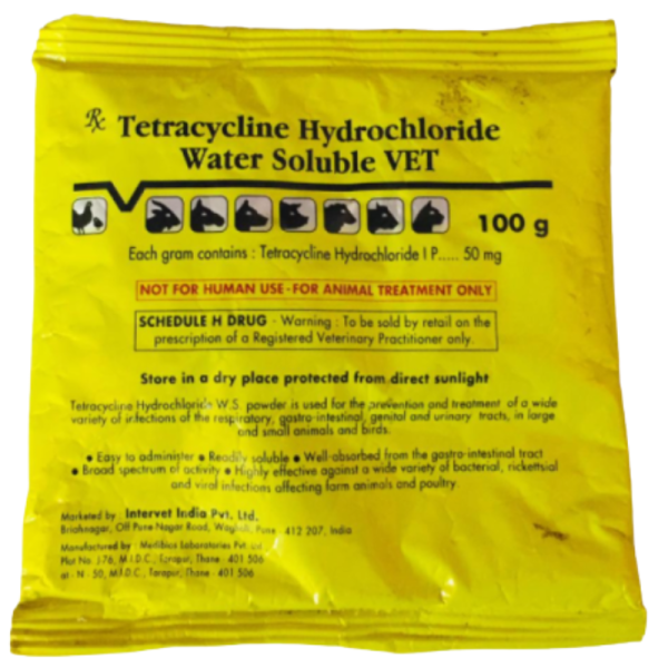 Tetracycline Hydrochloride Water Soluble Powder Vet - MSD Animal Health