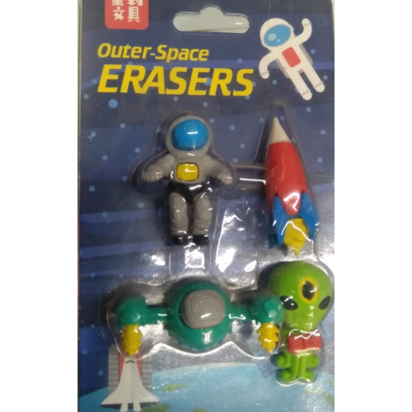 Cartoon Space Theme Eraser - Generic