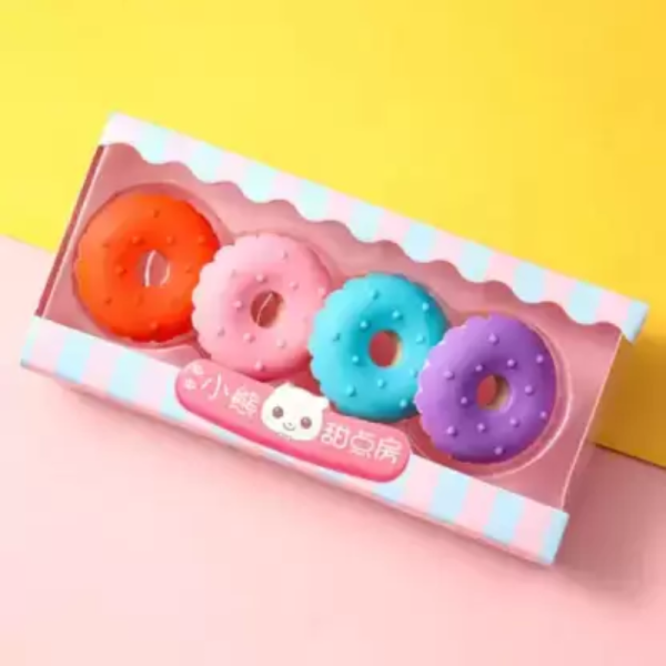 Cute Donut Designer Non-Toxic Eraser - Generic