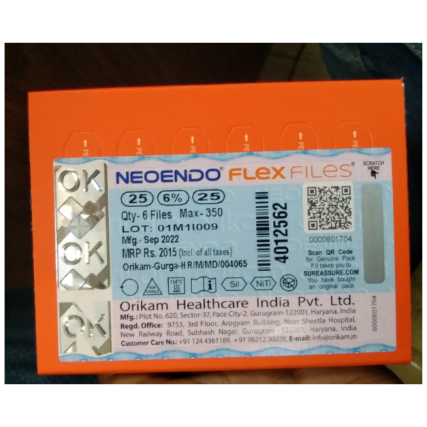 Neoendo Flex Files - Orikam Healthcare India