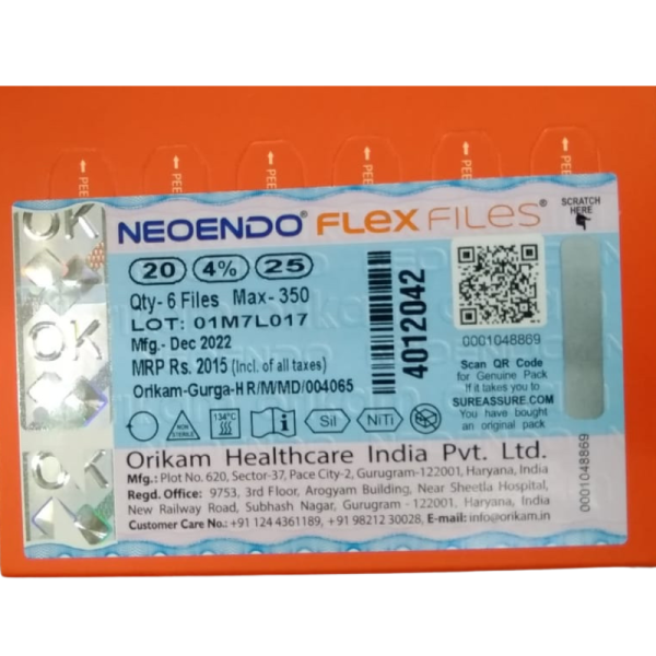 Neoendo Flex Files - Orikam Healthcare India