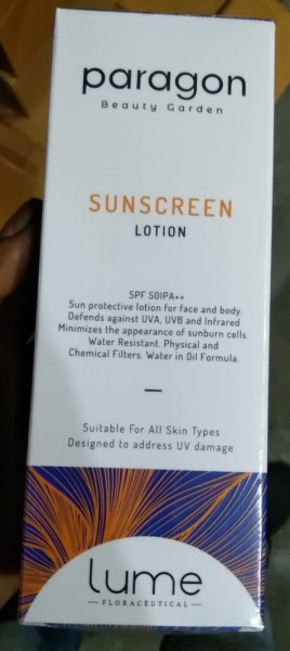 Sunscreen Lotion - Paragon