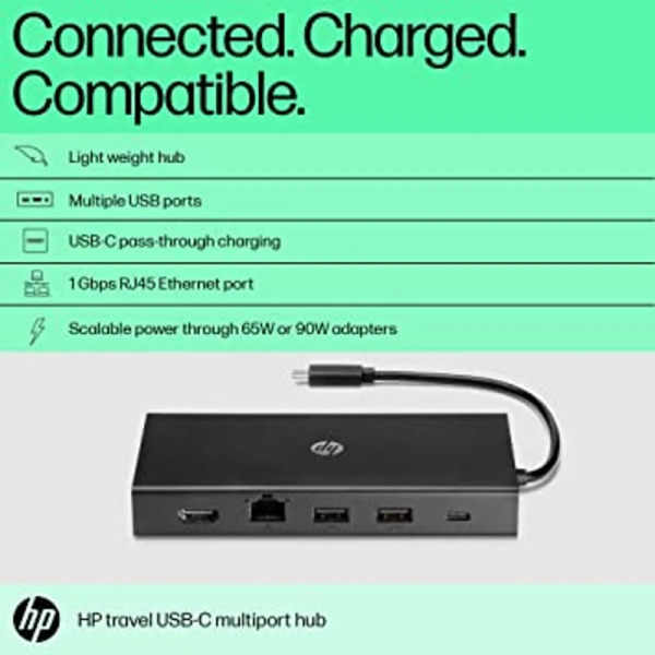 Travel USB-C Multi Port Hub - HP