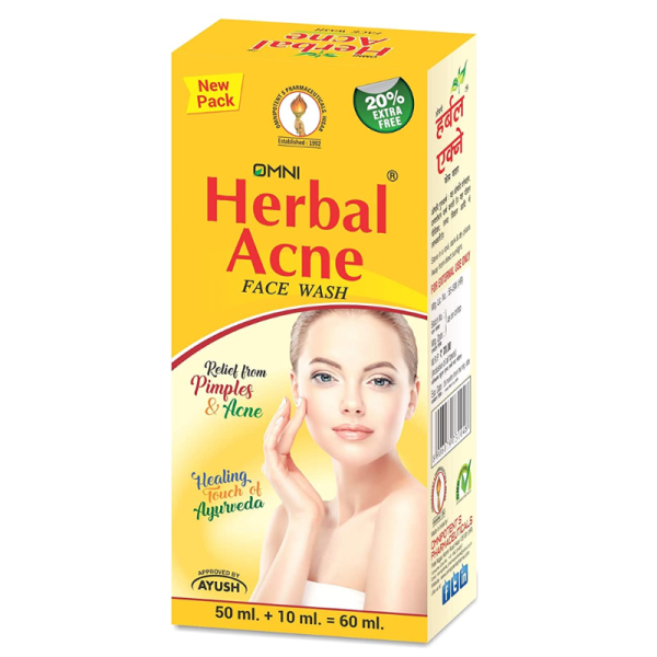 Omni Herbal Acne Face Wash Image