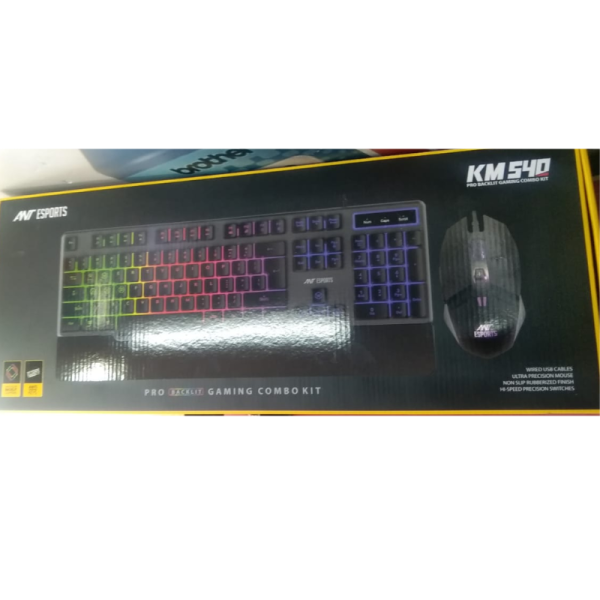 Gaming Backlit Keyboard and Mouse Combo - Acro