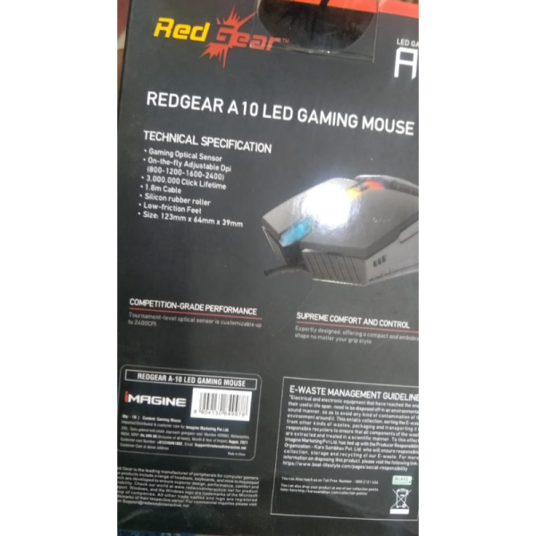 Gaming Mouse - Red Gear