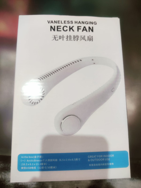 Rechargeable Neck Fan - Generic