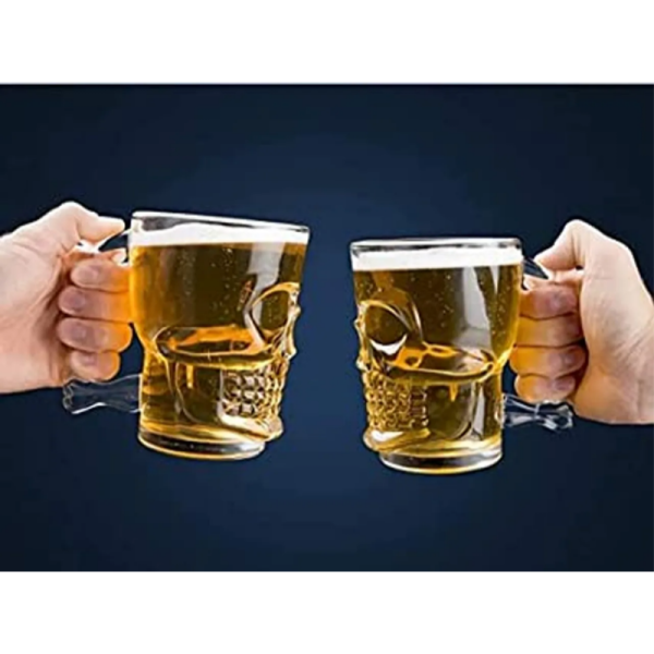 Skull Beer Glass - Deli Glassware