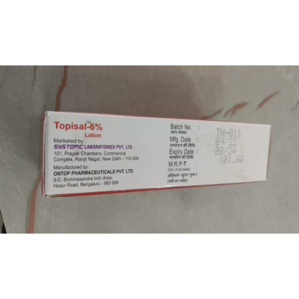 Topisal-6% Lotion - Systopic Laboratories Pvt Ltd