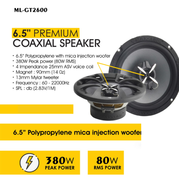 Coaxial Car Speaker - Maxxlink