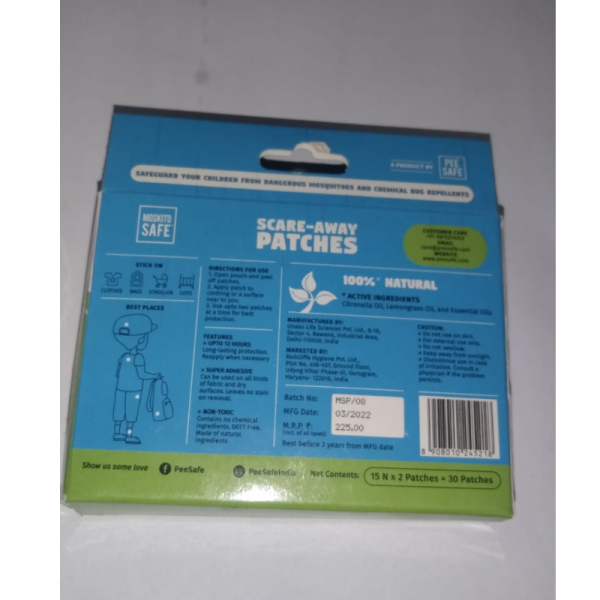 Natural Mosquito Repellent Patches - Moskito Safe